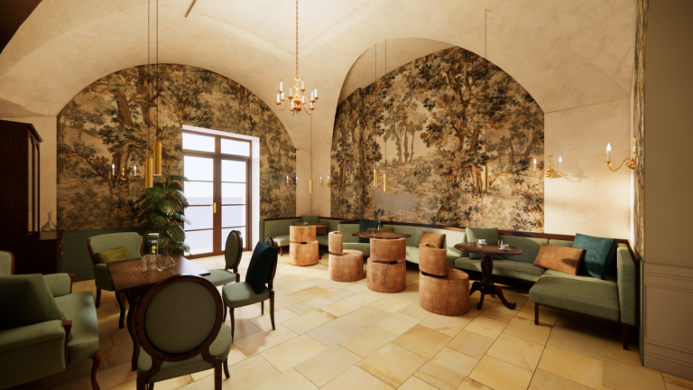 Schloss Dürnstein Innenarchitektur Hospitality