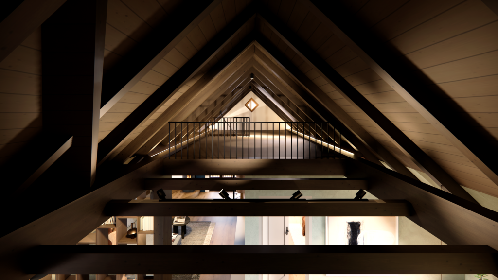 Dach - Dachgeschoss Innenarchitektur Kremstal