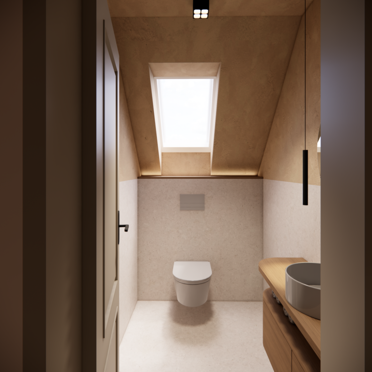 Badezimmer - Dachgeschoss Innenarchitektur Kremstal