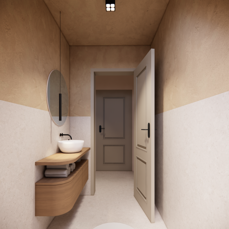 Badezimmer - Dachgeschoss Innenarchitektur Kremstal